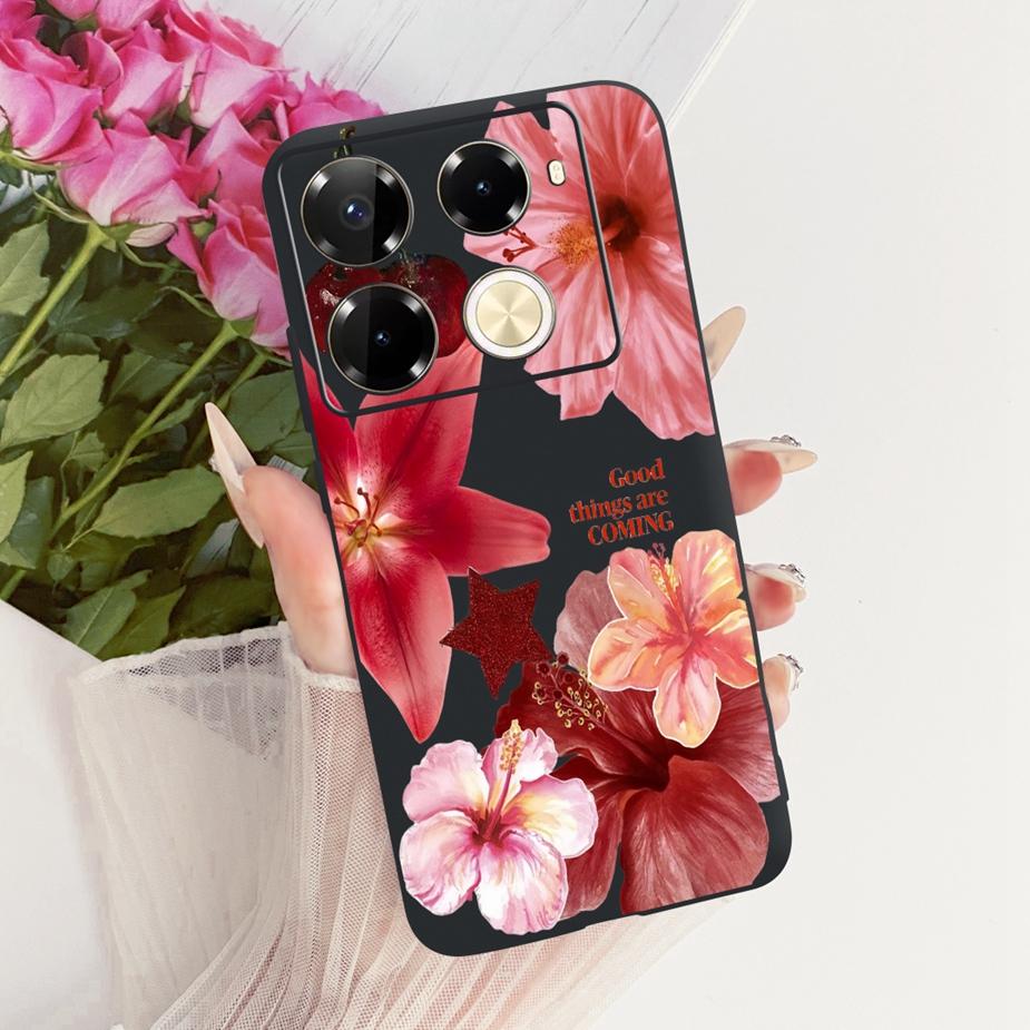 For Infinix Note 40 40X 5G Case X6852 New Butterfly Painted Cover Soft Silicone Case For Infinix Note 40 Pro Plus Note40 X Shell
