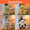 Cute Frog Duck Rabbit Panda Bear Plush Keychain For Gift And Decor