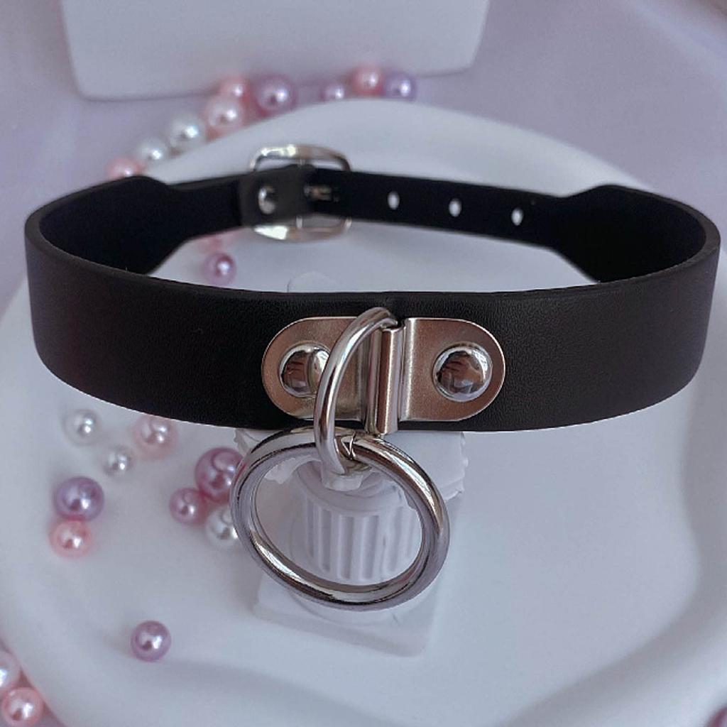 Ошейник-эмои, человеческий SM-чокер, чокер Landmine, аксессуар для косплея, стильный, милый, с цепочкой-колокольчиком, подвесное кольцо, PU-чокер, регулируемый для начинающих, товары SM, SM Play