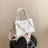 Bow Niche Korean Crossbody Bag for Women Simple Commuting Mobile Phone Small Square Bag New Versatile Casual Handbag