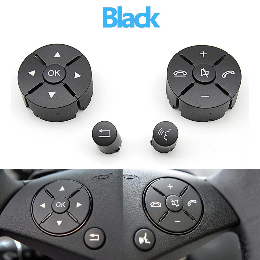 Автомобильный многофункциональный чехол с кнопками управления на руле, комплект ключей для телефона для Benz C W204, GLK 204, E Class W207 W212