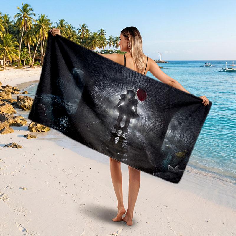 Large Beach TowelIT Pennywise Soft Absorbent Towel Beach Bath Home Use