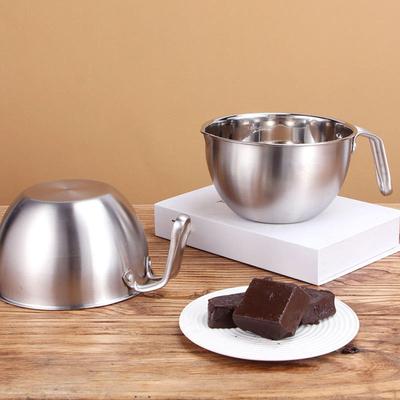 Котел для плавления из нержавеющей стали с плоским дном, простой в использовании, двойной