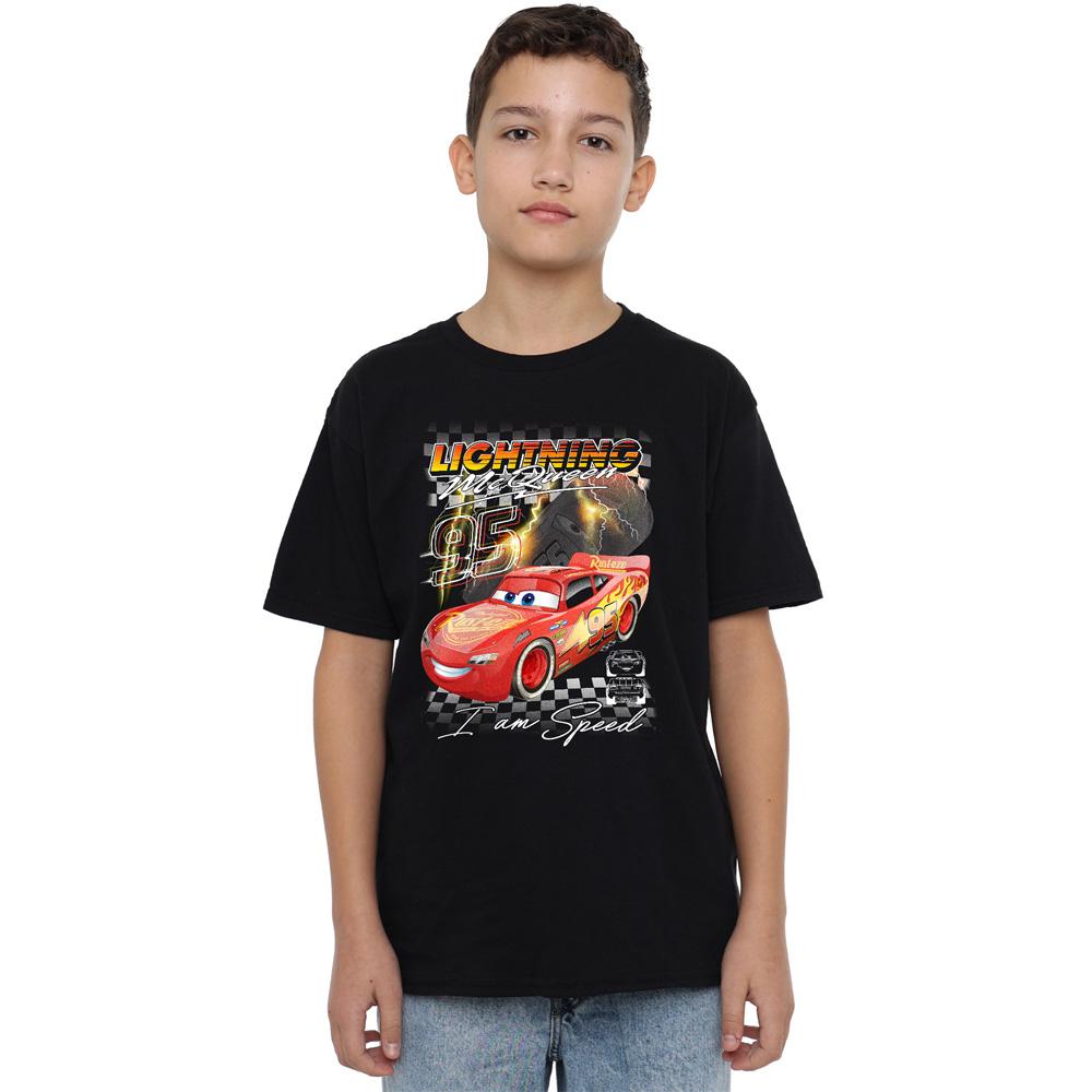 Cars Childrens/Kids I Am Speed Lightning McQueen T-Shirt