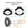 2 комплекта Универсальный Кронштейн для крепления фары мотоцикла Труба 22-36 мм Вилка Держатель прожектора Зажим для Cafer Racer Чоппер и т.д.