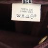 HERMES Made in Italy Linen Wide pants 34 Bordeaux Women Used