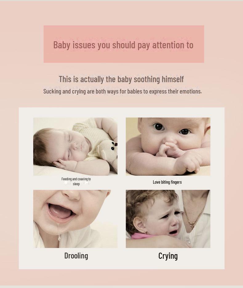 Силиконовая пустышка Biqin в форме сердца для детей от 0 до 6 месяцев - мягкая для сна