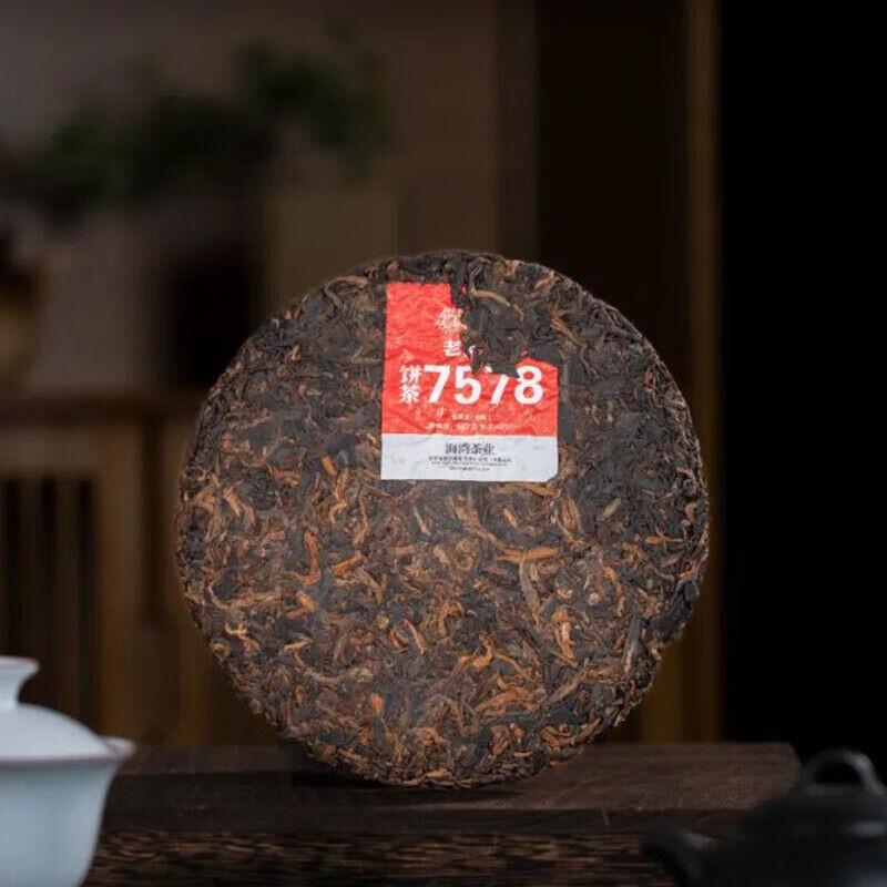 Чай Пуэр Хайвань спелый 2023 Шу Пуэр 7578 партия 231 Чай Пуэр спелый 357г