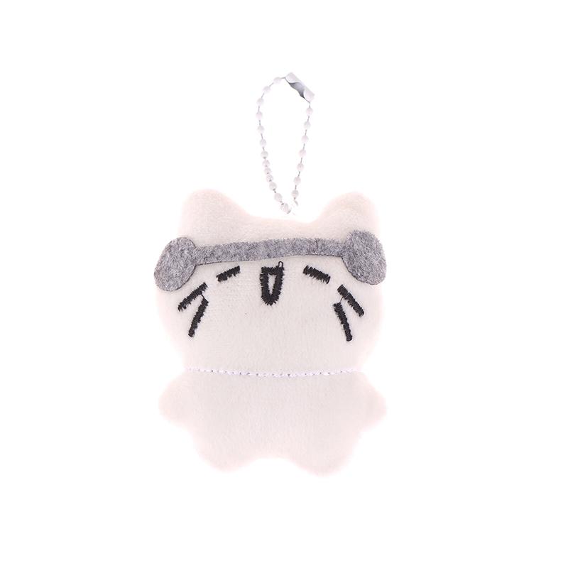 Милый плюшевый брелок-подвеска в виде кошки, аксессуары для сумок для девочек, кулон в виде куклы Kawaii, брелок для ключей