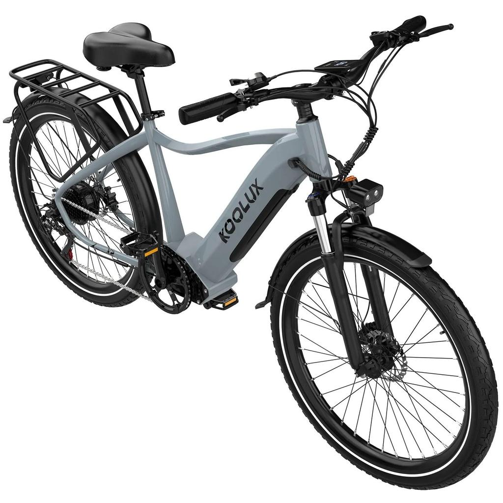 KOOLUX X3 Outdoor Electric Bike With Seat 26 Inch Tires 48V15AH Battery 500 Motor Electric Bicycle Adult All-Terrain E-Bike