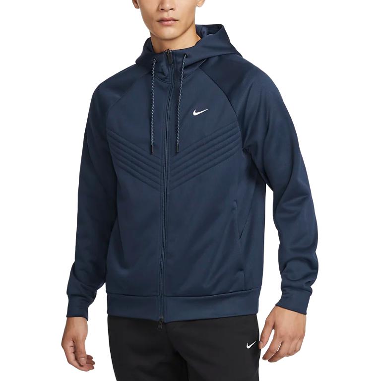 Nike Мужская куртка Therma FIT Цвет: Обсидиан FZ1108-451