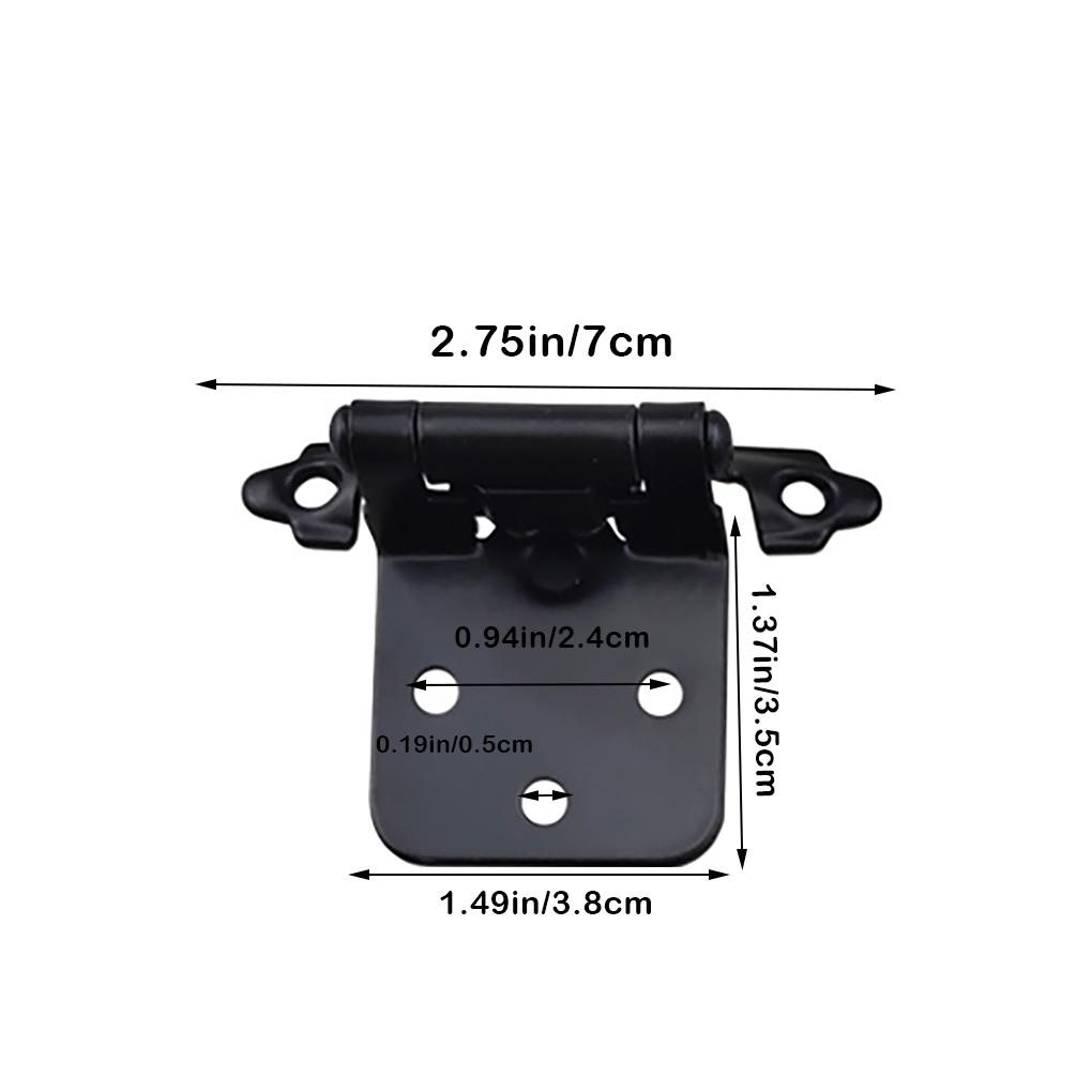 20 шт. Самозакрывающиеся петли для дверей шкафов, петли с пружиной для кухонных шкафов, петли вровень, мебельная фурнитура в античном стиле для кухонных шкафов и гардеробов