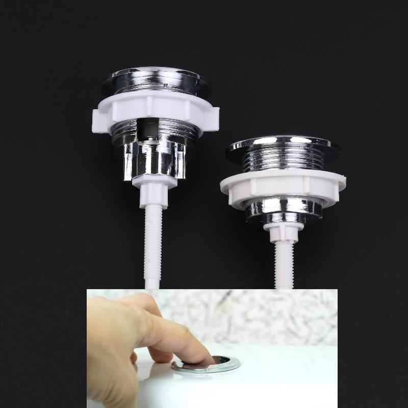 1 Piece Toilet Tank Push Button For Home Toilet Seat Corrosion-Resistant Single Button Toilet Water Tank Accessories