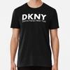 Dkny Логотип Белый S to 5XL Сделано в США Футболка Унисекс Футболка