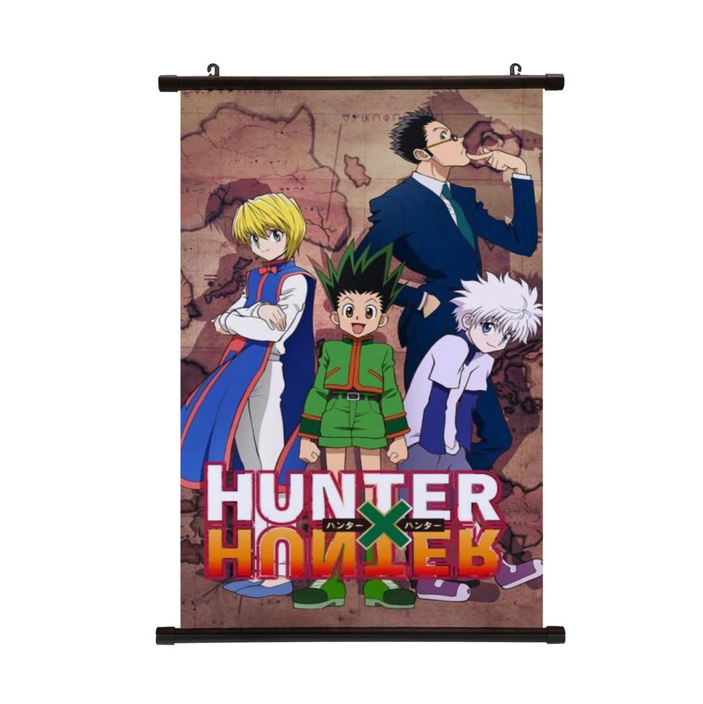 HUNTER X HUNTER Картина Свиток Постер Гон Фрикс Киллуа Хисока Домашний Декор Подвесная Картина Мальчики Девочки Свиток Постер