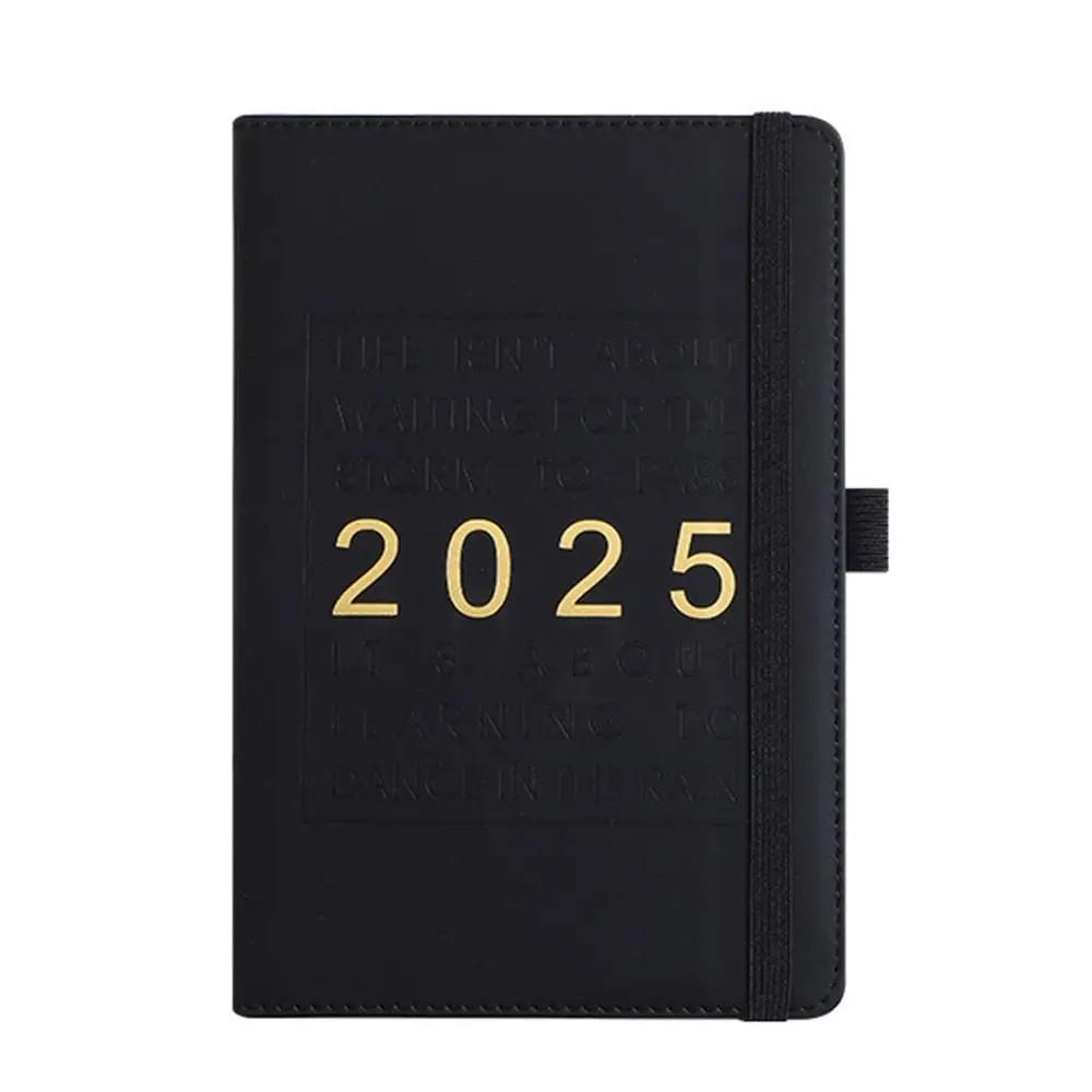 2025 Ежедневник 'Один день на странице' 12 месяцев Формат A5 Ежедневник План управления временем по неделям Дневник Блокнот