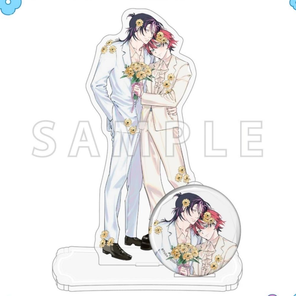 Anime Sasaki and Miyano 15cm Acrylic Stand, Sasaki Hideyuki, Mother's Day Decor for Desktop Bookshelf Anime Collection Keychain