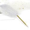 School Office Supplies Smooth Novelty Stationery Feather Pen Signature Writing Tool Ballpoint Pens