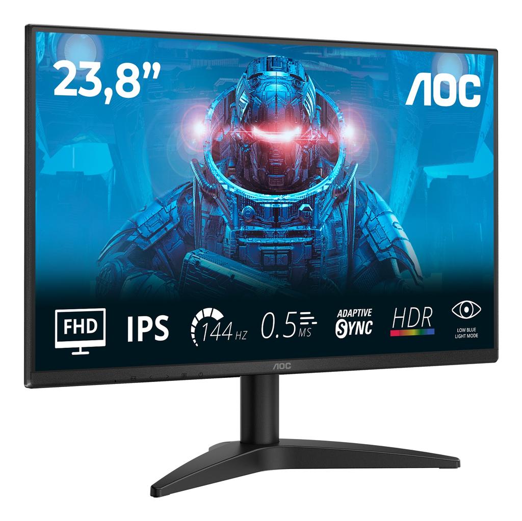 Monitor Aoc 24B36X 23.8" 1920X1080Px Ips 144Hz 0.5 Ms [Mprt] 1 Pc