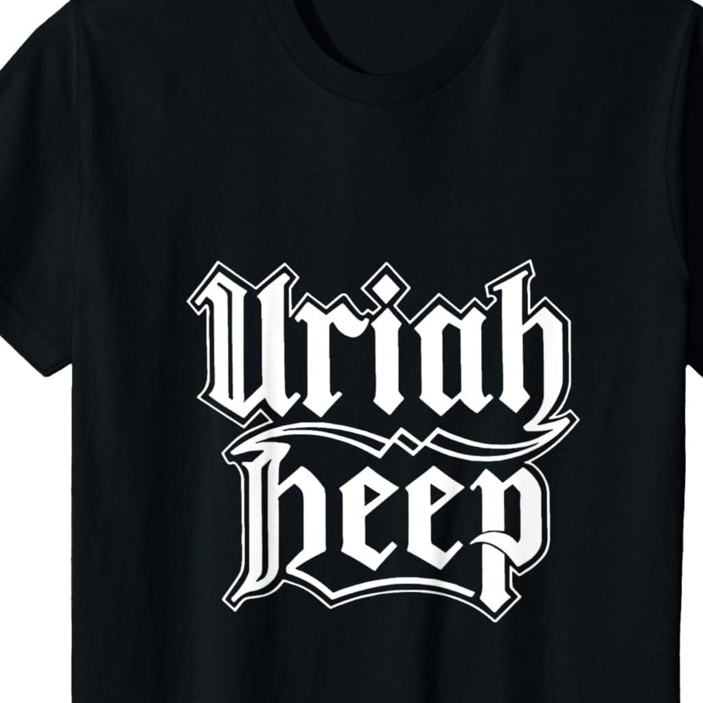 BASIC SHIRT Uriah Heep logo black T-shirt Unisex tee All sizes S-5XL XA819