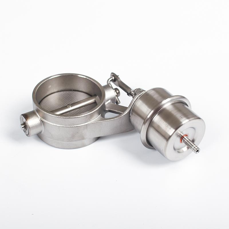 Car Exhaust Cutout Valve 304 Stainless Steel Air Vacuum Pump Control 2.0 Inch to 3.5 Inch Sounds Change Modification Accessory