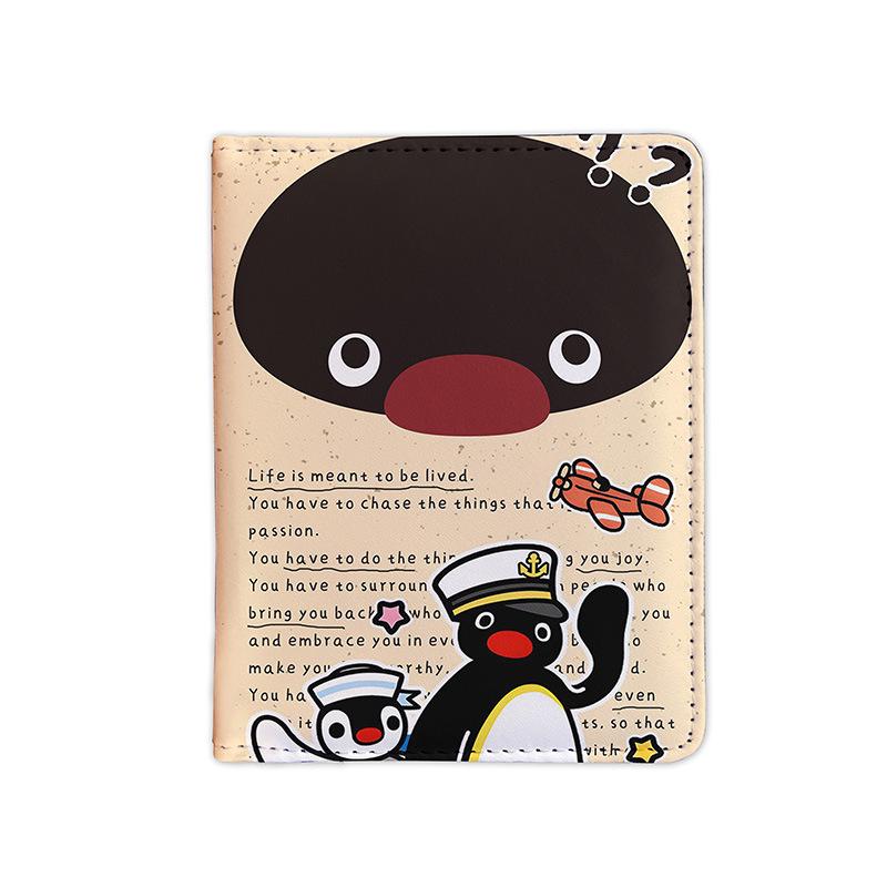 Пингвин Пингу Держатель для паспорта и сумка для документов: Милый, Защитный, Многофункциональный держатель для карт для путешествий
