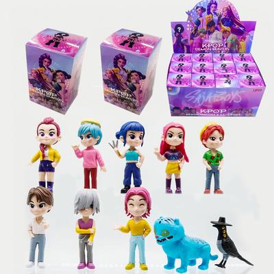 НОВИНКА Горячая Аниме KPop Кукла Охотника на Демонов Виниловая Игрушка Персонажи Руми Мира Зои Виниловая Маска Игрушка-Сюрприз в Коробке Подарок на День Рождения