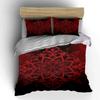 Red floral mandala design. Bedding sets Duvet cover sets Duvet covers Pillowcases(1* Duvet Cover 2* Pillowcases without duvet insert)