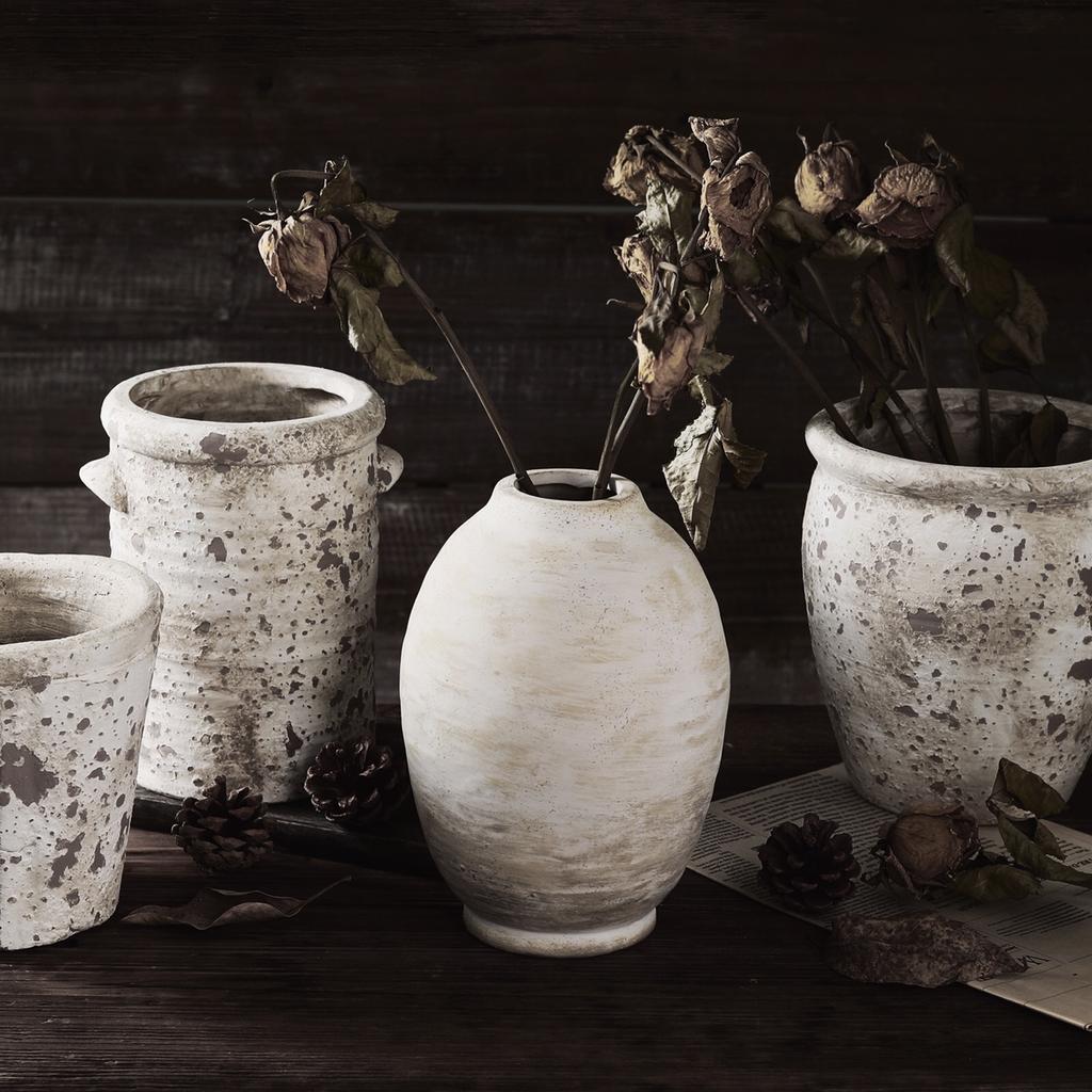 Керамическая ваза для цветов Простой креативный дизайн Художественное украшение ручной работы Декоративные вазы Современное украшение для цветочного горшка Главная