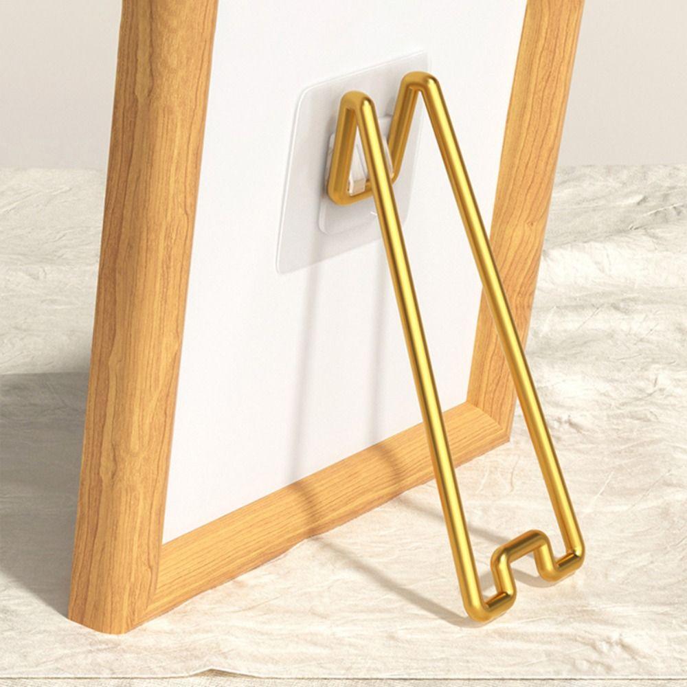 2pcs Back Support Picture Frame Back Bracket Metal Easel Back Support Photo Frame Stand