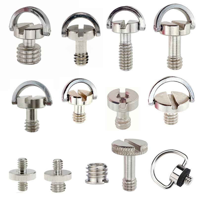 Винт адаптера быстросъемной пластины. Винт штатива с D-образным кольцом 1/4 дюйма. Монтажный адаптер.