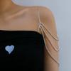 1pcs Flower Shoulder Chain Multi Layer Body Chains Elegant Shoulder Strap  Women