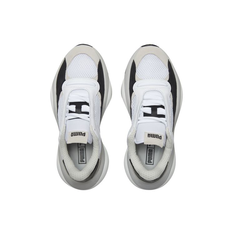 Puma Модификация Кривая Удобная Мода Низкие Папины Кроссовки Унисекс Кроссовки Белые 372306-01