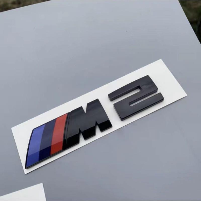 BBKI7 3D Emblem Car Fender Side Rear Trunk Badge M Logo Sticker Number Decal For BMW M1 M2 M3 M4 M5 M6 M7 Performance Auto Accessories