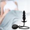 Anal Plug Inflatable Easy Insertion Silicone Butt Beads Sex Toy for Valentine's Day