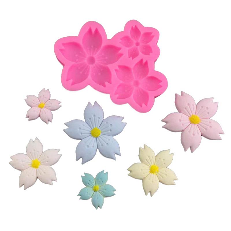 Мягкая силиконовая форма для помадки и шоколада Kinds Blossom Flower
