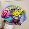 1pc SpongeBob, Snail Automatic Open/Close Umbrella, Lightweight Design for Everyone,Durable Canopy yy251014035