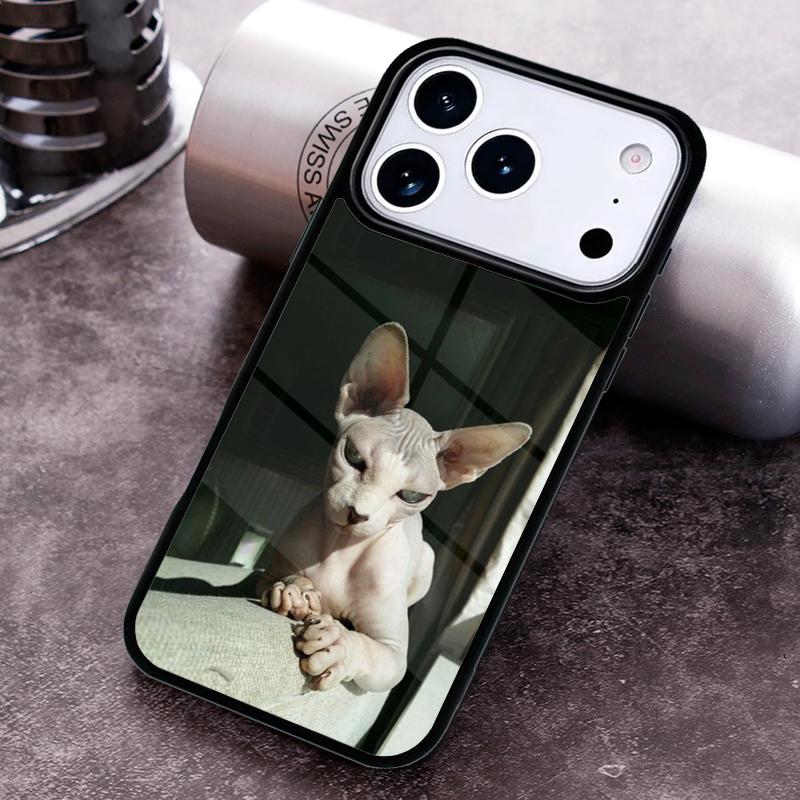 Sphinx Cat Phone Case For iPhone 17,16e,15,14,13,12,11,Mini,Pro,MAX soft Silicone Cover