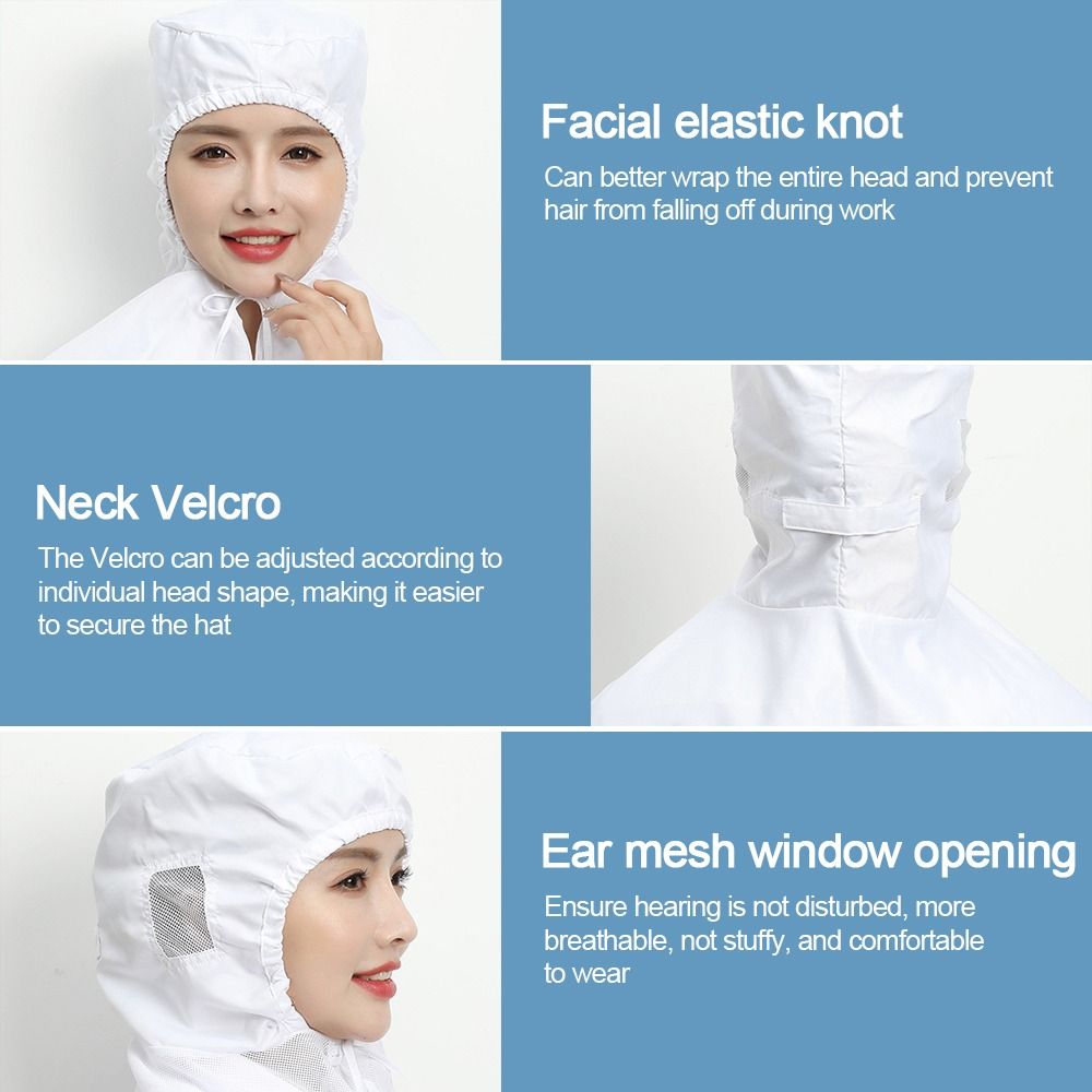 Дышащая Пыленепроницаемая Шаль Шляпа Защита Шеи Рабочая Шляпа Новая Рабочая Кепка Пищевая Фабрика