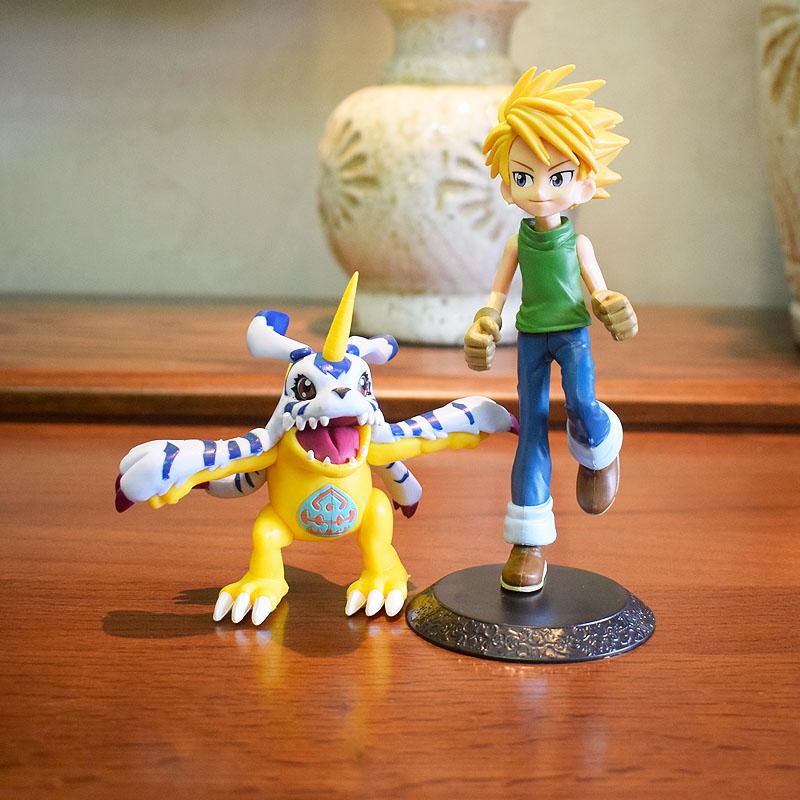 Digimon Adventure Figure Candy Toys Agumon Gabumon Patamon Gatomon Action Figure Model Collectible Doll Ornament