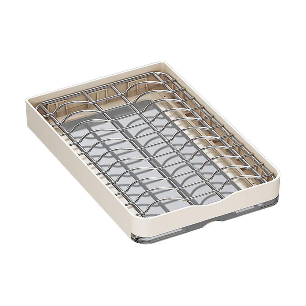 Выдвижной кухонный шкаф-органайзер, выдвижная полка для посуды с сушилкой, органайзер для кухни, ванной комнаты, гостиной, кладовой