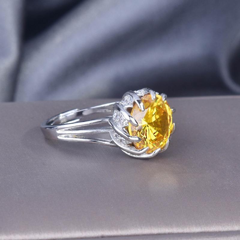 Sace Gems Классическое кольцо из медного сплава с цирконом, женские ювелирные изделия, свадебный подарок для вечеринки