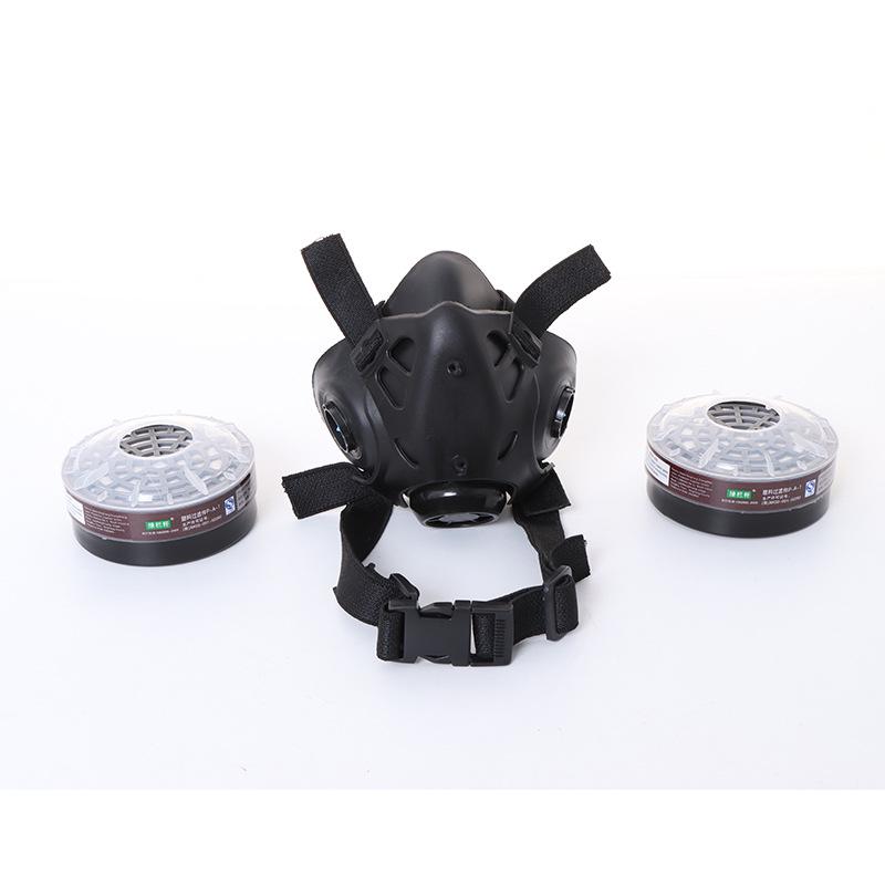 9578 Полнолицевой самовсасывающий противогаз для защиты от промышленной пыли и распыляемой краски.