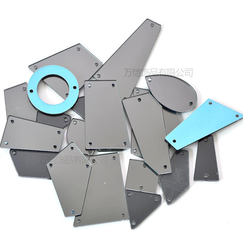 Акриловая ручная шовная дрель, зеркало специальной формы с плоским дном, сделай сам, украшение одежды, ювелирные изделия, зеркальные аксессуары, шовная дрель