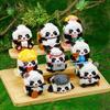SeaRain Panda Building Blocks, 9-Piece Set, Mini Blocks, Giant Panda, Building Blocks, for Kids and Adults, DIY, Gift, Assembly, Present