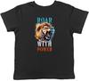 Fierce Lion Kids T-Shirt Roar with Power Pride Mane Childrens Boys Girls Gift