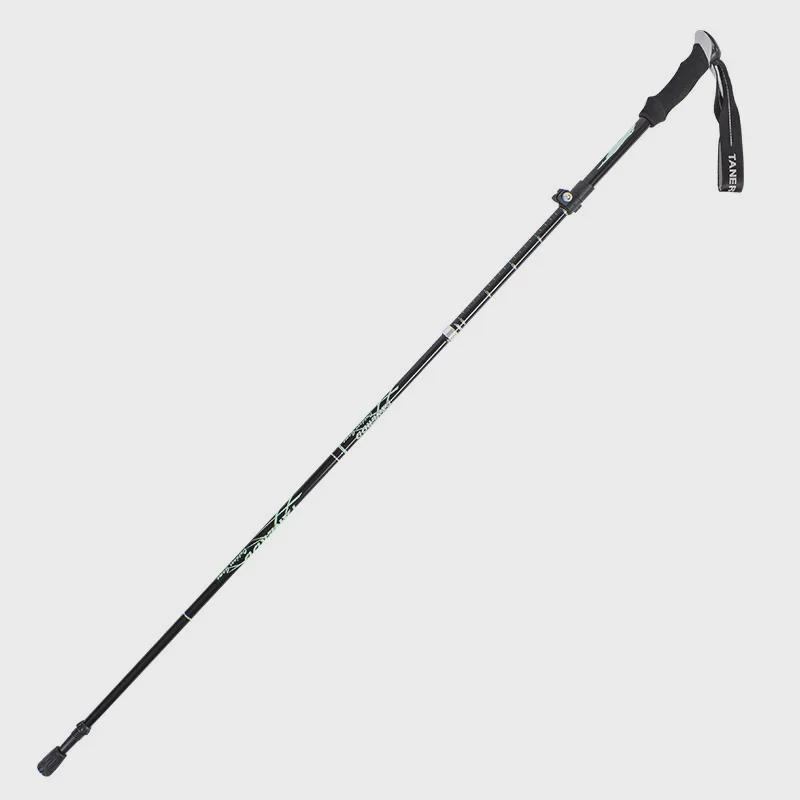 Ultra-Light Folding Aluminum Trekking Pole: Telescopic Hiking and Walking Stick