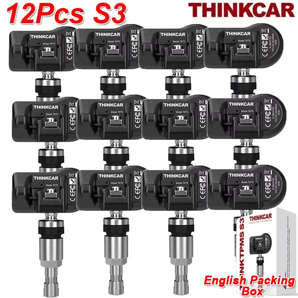 THINKCAR THINKTPMS S3 Upgrade of S2 Car TPMS Tire Pressure Sensor 315MHz 433MHz Program Work with Thinkcar and Mucar tpms tool