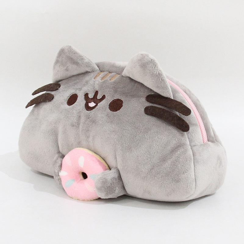 Pusheeen Cute Cat Backpack with Strap Large Capacity Backpack School Bag Casual Daypack for Shopping Vacation Birthday Gift