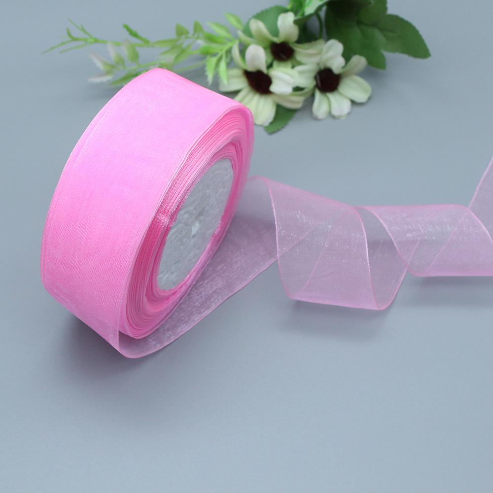 3.8/4 см прозрачная лента из органзы Snow для упаковки рождественских подарков